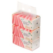 Салфетки бумажные Ива YW-7796 3х слойные в мягкой упаковке, 3шт спайка