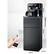 Диспенсер для воды с чайным столиком Дахай DF-003 с нижней загрузкой бутылки, напольный с чайником для нагрева и эл. охлаждением