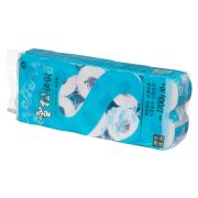 Туалетная бумага XUESONG XS-8122 5х слойная на втулке 1700гр. 10 рулонов в индивидуальной упаковке