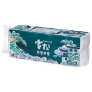 Туалетная бумага XUESONG XS-0353 4х слойная без втулки 1150гр. 10 рулонов